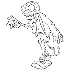Plants vs zombies 2 coloring pages coloringall. Zombie Characters Printable Coloring Pages