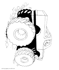 Maybe you would like to learn more about one of these? Black And White Monster Truck Images Coloring Pages Printable Com