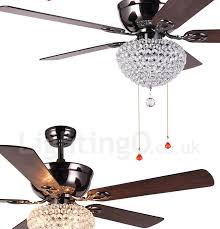 Lamp shades are the ideal replacement for a decorative lamp, this is to draw the eye of any visitor. 132cm 52 American Style Wood Retro Remote Control Ceiling Fan Light With Crystal Shade Mute Pure Copper Motor Lightingo Co Uk