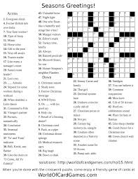 Each christmas crossword puzzle is a great way to teach christmas vocabulary. Holiday Puzzles December 2015
