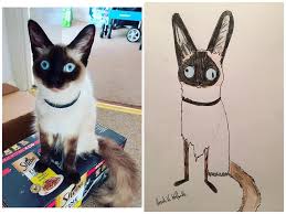 Outsource your pet portrait project and get it quickly done and delivered remotely online. Rubbish Pet Art Dad Raises Thousands For Charity With Portraits