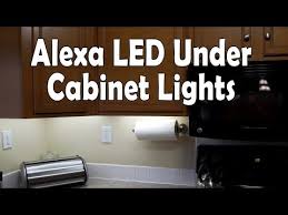 Alexa Controlled Under Cabinet Led Strip Lights Youtube