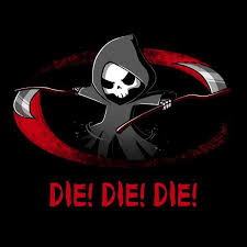 Die Die Die Cute Drawings Grim Reaper Art Kawaii Drawings