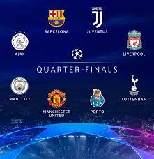 From wikipedia, the free encyclopedia. Uefa Cl 2018 19 Quarter Finals List Champions League Uefa Champions League Tottenham Football