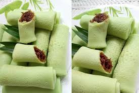 2 2/3 cwn gandum 1 cwn santan 2 cwn air pandan (kisar 5 helai. Resepi Kuih Ketayap Inti Kelapa Yang Menggamit Kenangan Daridapur Com