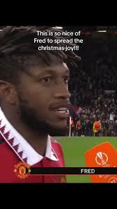 Merry Christmas from Fred and Manchester United Fans!
