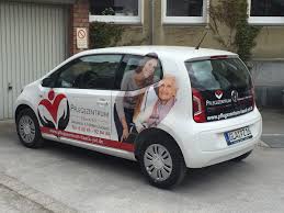 Was für ein crazy style! Pflegedienst Haack Yol Vw Up Folienbeschriftung Di Signs Mediendesign