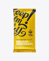 This free mockup is available in psd format and you. Chocolate Bar Mockup In Flow Pack Mockups On Yellow Images Object Mockups Mockup Free Psd Mockup Psd Mockup