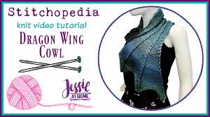 Learn how to knit the dragon skin stitch, used in the caron united mystery adventure scarf kal/cal. Dragon Wing Cowl Video Knit Pattern Tutorial Jessie At Home