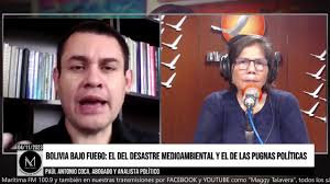 Entrevista: Paúl Antonio Coca, abogado y analista político. Análisis de  coyuntura política. Bolivia bajo fuego: el del desastre medioambiental y el  de las pugnas políticas.