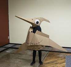 Carton Pterodactilo 2 Diy Dinosaur Costume Cardboard Animals Cardboard Costume