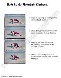 Free for commercial use no attribution required high quality images. Mountain Climbers Workout Routine Plan Climbing Workout Workout Routine