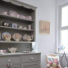 Modern Country Style Colour Study Farrow And Ball French Gray Dresser Design Vintage House Interior