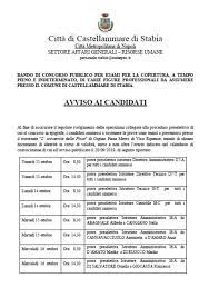 Réservez votre propriété de vacances en ligne. Comune Di Castellammare Di Stabia Concorsi 2019