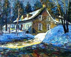 Pin By Noelie Loudamou On Peinture 1 Art Building Art Landscape Art