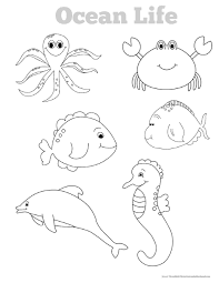 For boys and girls, kids and … Free Printable Ocean Life Coloring Pages Fun Under The Sea
