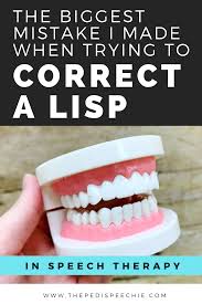 Correcting A Lisp In Speech Therapy Speech Therapy Lisp Therapy