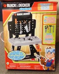 Black Decker Kids Workbench New Black Decker Junior Pretend Ready To Build Workbench Bonus Tools 50 Piece Blackdecker Kids Pretend Play Pretend Play Pretend