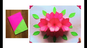 Diy 3d flower pop up card hello friends, thanks for watching this video. 3d Flower Pop Up Card Mothers Day Greeting Card Handmade Card