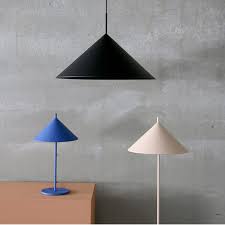 Metal Triangle Pendant Lamp Black Hkliving Blue Table Lamp Color Floor Lamp Black Pendant Lamp