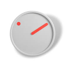 Picto Graphic Wall Clock In Pink And Light Grey Rosendahl Dk Grafik Wand Wanduhren Uhren