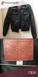 Miss London Faux Leather Jacket Faux Leather Jackets Leather Jacket Leather