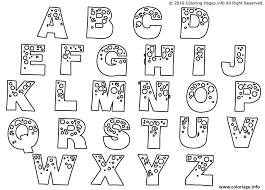 ♦ a4 (1 lettre par page) Coloriage Alphabet Complet A Imprimer Dessin Alphabet A Imprimer