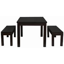 Moreover, the bench includes a back (not very typical). Cube Dining Table 150 X 90 With 2 Bench Seats Temple Webster