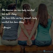 They don't even need to talk for weeks. Best Lovetriangle Quotes Status Shayari Poetry Thoughts Yourquote