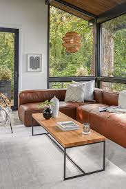 Taiga Oak Rectangular Coffee Table In 2020 Masculine Decor Living Room Modern Sofa Living Room Masculine Living Rooms