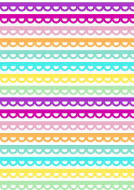 Free star border templates including printable border paper and clip art versions. Free Digital Scalloped Border Scrapbooking Paper Ausdruckbares Geschenkpapier Freebie