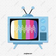 cartoon hand drawn blue retro tv set television vintage cartoon png transparent clipart image and psd file for free download retro tv tv sets retro