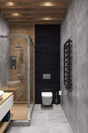 Babou1 | salle de bain lin/gris anthracite. Salle De Bain Gris Et Bois Idees Et Astuces Pour Une Deco Epuree Salle De Bains Gris Et Bois Salle De Bain Design Idee Salle De Bain