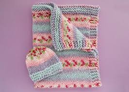 Maybe you would like to learn more about one of these? Pretty Blooms Baby Blanket Hat Gift Set Knitting Pattern