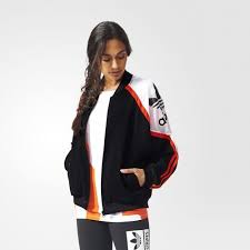 Adidas Black And Orange Jacket Back Soon Stronger Than Ever Adidas Women Workout Outfits Winter Jackets