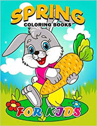 In spring, nature comes back to life. Spring Coloring Books For Kids Coloring Book Easy Fun Beautiful Coloring Pages Kodomo Publishing 9781986889711 Amazon Com Books