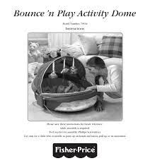 Fisher Price Bounce N Play Activity Dome 79534 User S Manual Manualzz