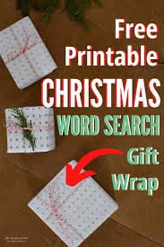 But since i was drawing the other day, i decided to make some simple ones to share with you guys. Christmas Word Search Free Printable Wrapping Paper The Heathered Nest