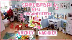 Zur einschulung bekommen die kinder meist einen schreibtisch in ihr kinderzimmer. Schreibtisch Neu Organisieren Chaos Bewaltigen Im Kinderzimmer Folge 4 Maria Castielle Youtube