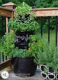 21 Clever Ways To Build A Garden In A Space Space Patio Herb Garden Outdoor Herb Garden Herb Garden Pots
