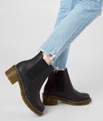 They're constructed with elasticated panels. Dr Martens Cadence Chelsea Boot Women S Shoes In Black Greasy Buckle Chelsea Boots Women Chelsea Boots Outfit Boots