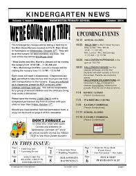 Check spelling or type a new query. Kindergarten Events Newsletter Templates At Allbusinesstemplates Com