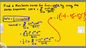 Finding A New Power Series By Manipulating A Known Power Series Ex 2 Power Series Manipulation Power