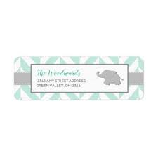 Since most of the baby shower decorations available at party stores are either very baby pink or baby blue, i thought it would be more interesting to use a. Elephant Mint Green Gray Herringbone Baby Shower Label Script Gifts Template Templates Diy Customize Per Baby Shower Labels Green And Grey Newborn Baby Gifts