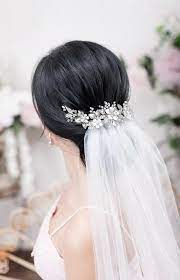 Wedding Hair Accessories Bridal Hair Piece Wedding Headband Etsy Bridal Updo With Veil Bridal Hair Jewelry Bridal Hair Headpiece
