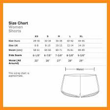 4 5 American Apparel Sizing Chart Memo Example