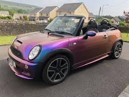 Mini Cooper S Convertible Chameleon Flip Paint Voiture