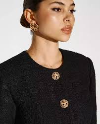 Elegancka czarna marynarka Susan