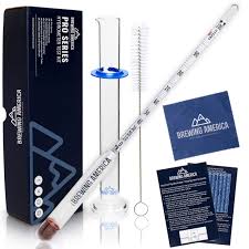 details about hydrometer alcohol meter test kit pro series 0 200 proof traceable alcoholmeter