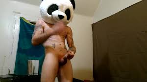 long stroking panda